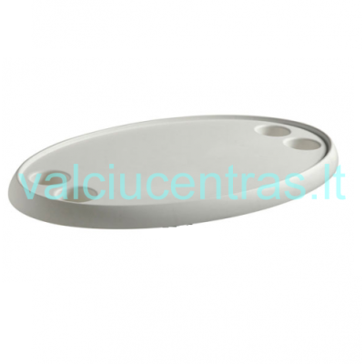 Ovalus stalviršis 762x457mm